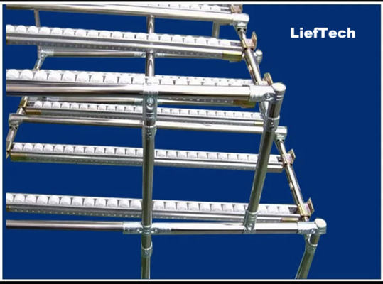 Metalen buisverbinders met gecromeerd stempeltype