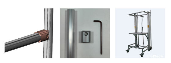 Diameter 43 mm Standaardgrootte Aluminiumlegeringsbuis voor Karakuri-systeem