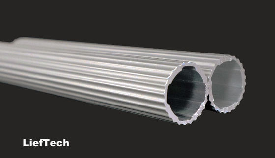 Dikte 1,2 mm Aluminiumlegeringsbuis Rollaschacht Gekrompen Aluminiumbuis