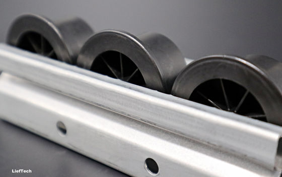 stroomrekken Stalen rollenbaan Standaard Type 40 Rustwiel