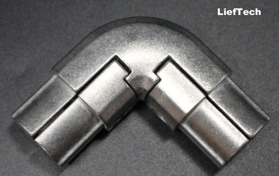 Zilveren aluminium buisverbindingen Interne aluminium hoekverbinding