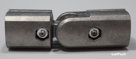 Gezamenlijke aluminiumbuisconnectoren 180 graden externe rotatie