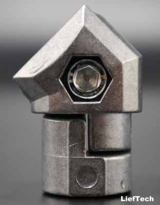 Aluminium 45 graden Pipe Joint Fitting Industrieel frame 0,052kg / stuks