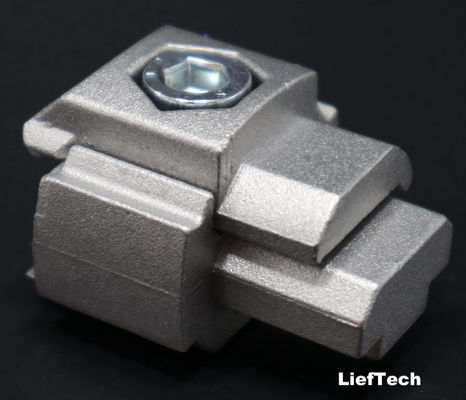 6063 T5 aluminiumlegering Metalen buis T-verbinding Gemakkelijk te monteren herbruikbaar materiaal
