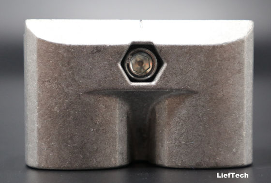 Parallelle rechte buitenste aluminiumbuisverbinding geanodiseerd oppervlak