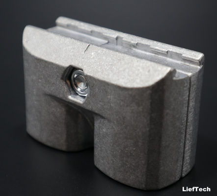 Parallelle rechte buitenste aluminiumbuisverbinding geanodiseerd oppervlak