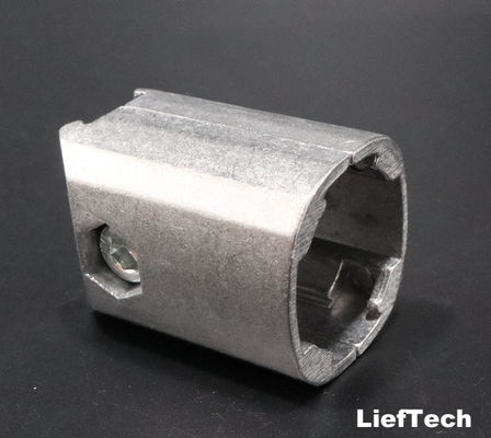 Vierkant aluminium T-verbinding T3-T8 voor 28 mm aluminiumpijp