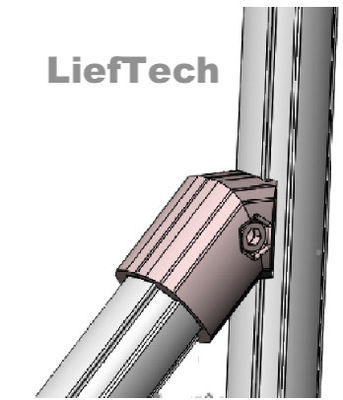 Lief Technology Lean Pipe Connector 45° Joint 0,058 kg/pcs
