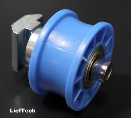Glijder Verplaatsbare aluminium gegroeveerde rol voor 28 mm buis ISO9001
