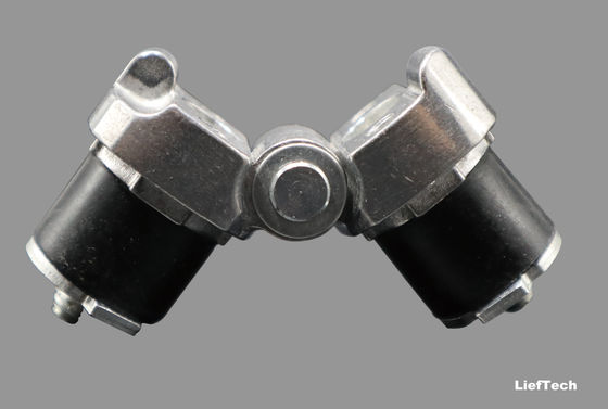 1 Tolerantiebuis accessoires tegenoverhangend scharnier voor 28 mm aluminium buis