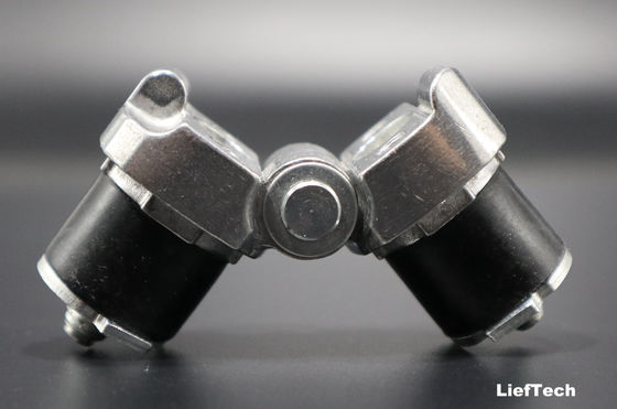 1 Tolerantiebuis accessoires tegenoverhangend scharnier voor 28 mm aluminium buis