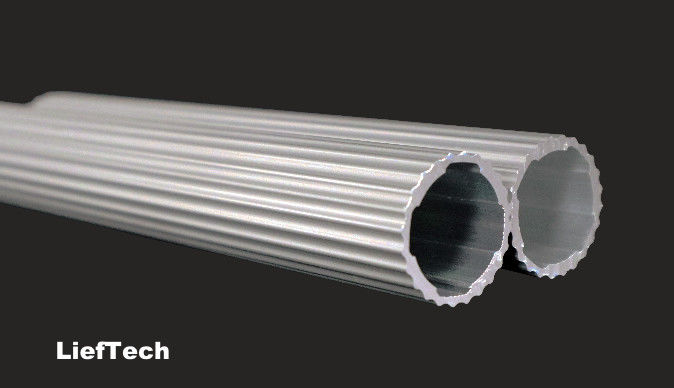 Dikte 1,2 mm Aluminiumlegeringsbuis Rollaschacht Gekrompen Aluminiumbuis