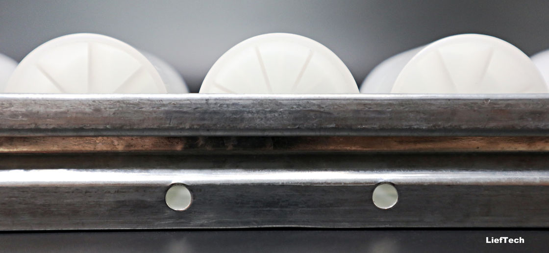 Vervoer 60mm Placon Roller Track 4 meter standaardlengte Met Big Nylon Wheel
